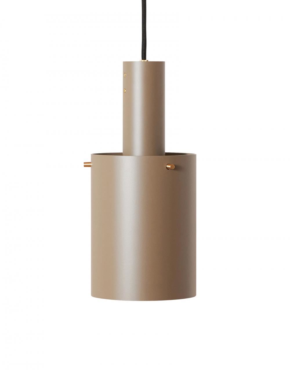 Rubn Volume 2 Pendant Large Soil Grey Brass Designer Pendant Lighting