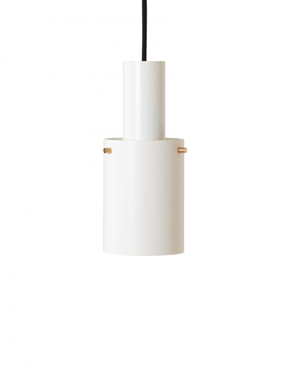 Rubn Volume 2 Pendant Medium White Brass Designer Pendant Lighting