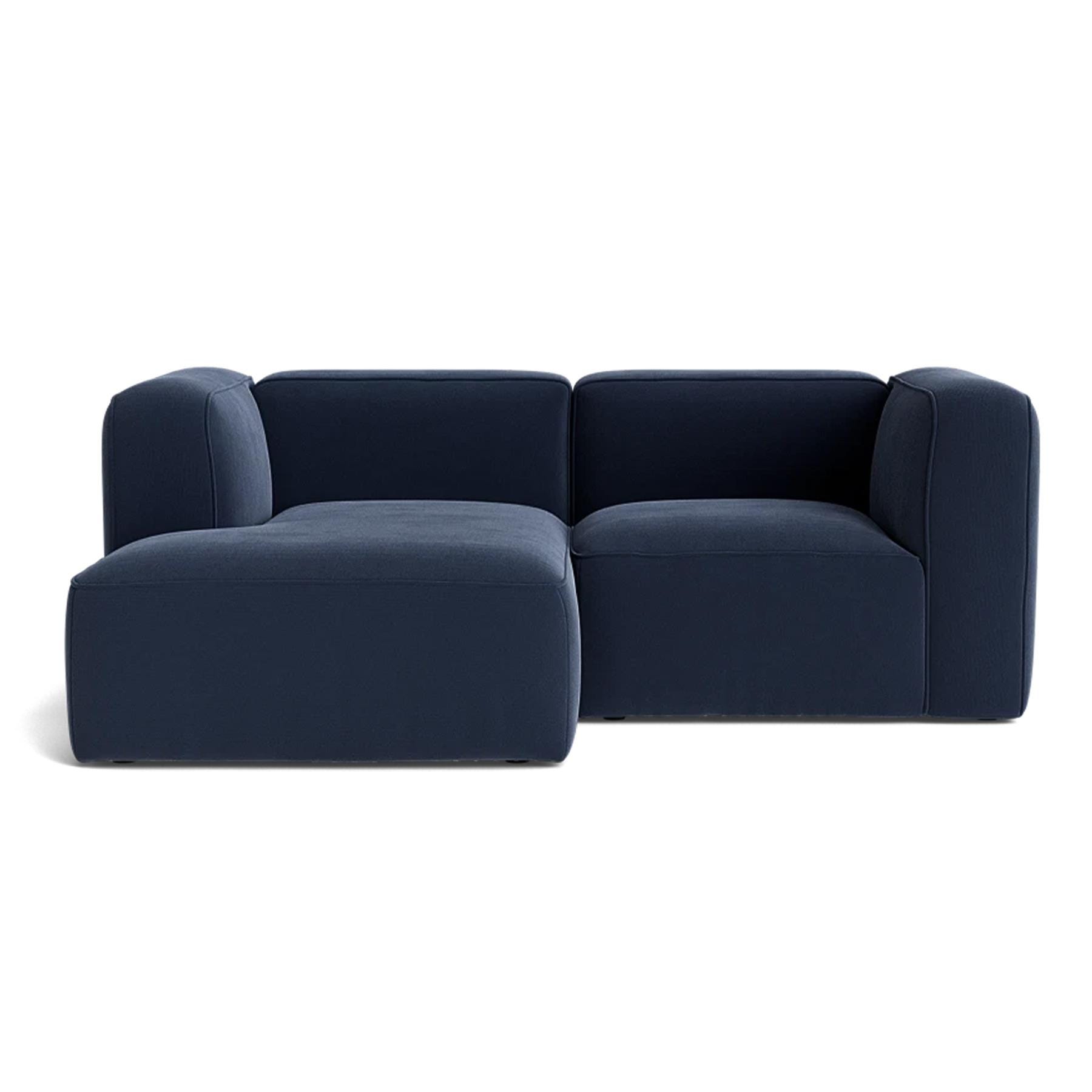 Make Nordic Basecamp Small Sofa Nordic Velvet 220 Left Blue Designer Furniture From Holloways Of Ludlow