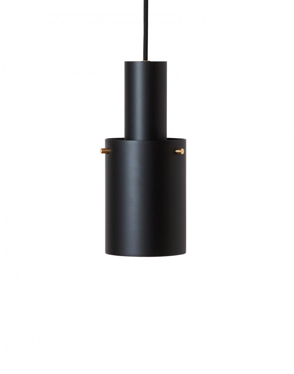 Rubn Volume 2 Pendant Medium Black Brass Designer Pendant Lighting