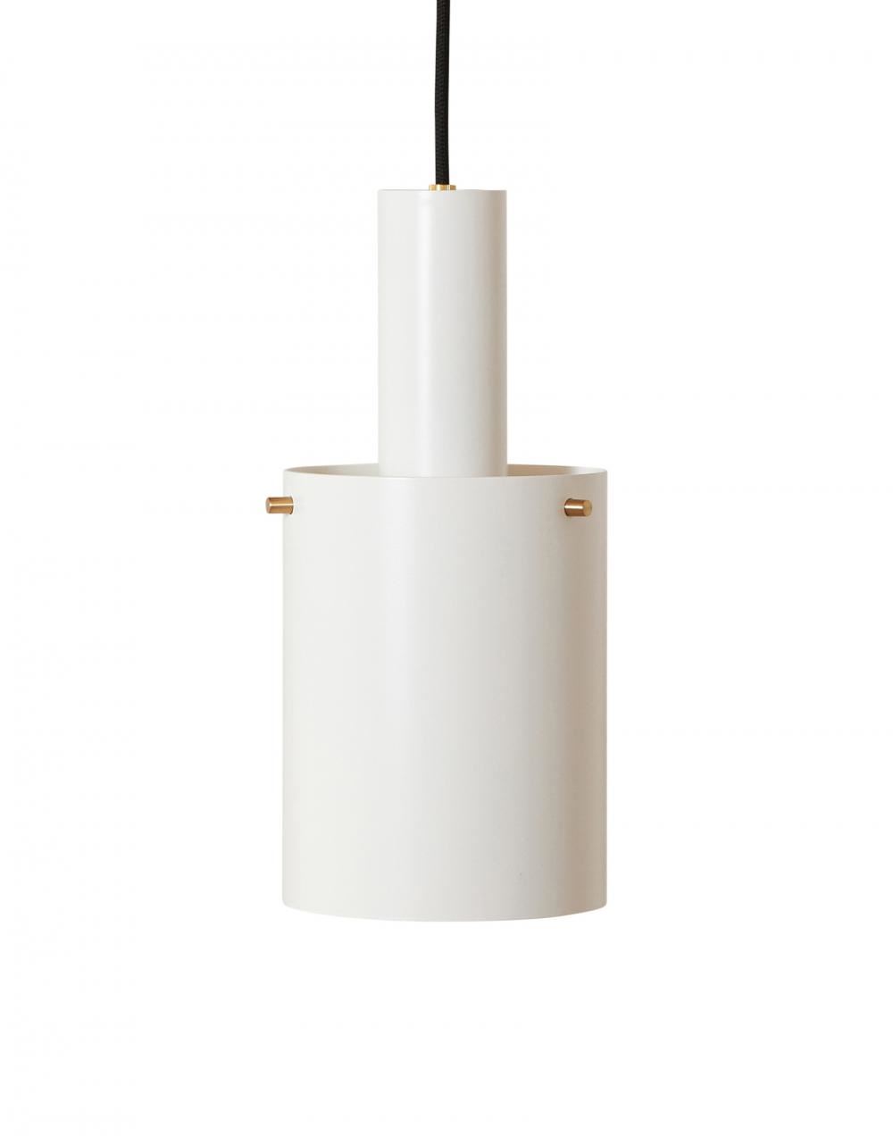 Rubn Volume 2 Pendant Large White Brass Designer Pendant Lighting