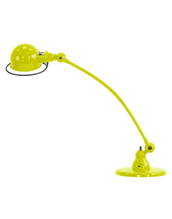 Jielde Loft Curve 1 Arm Desk Light Yellow Sulphur Matt
