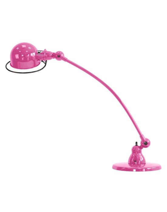 Jielde Loft Curve 1 Arm Desk Light Pink Matt