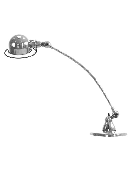 Jielde Loft Curve 1 Arm Desk Light Polished Chrome