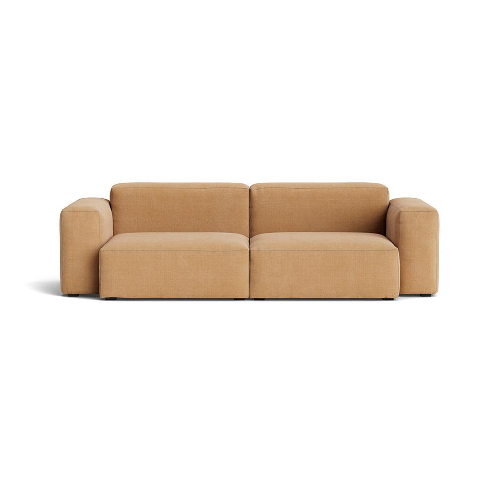 Mags Soft 25 Seater Combination 1 Low Armrest Sofa With Linara 142 And Beige Stitching