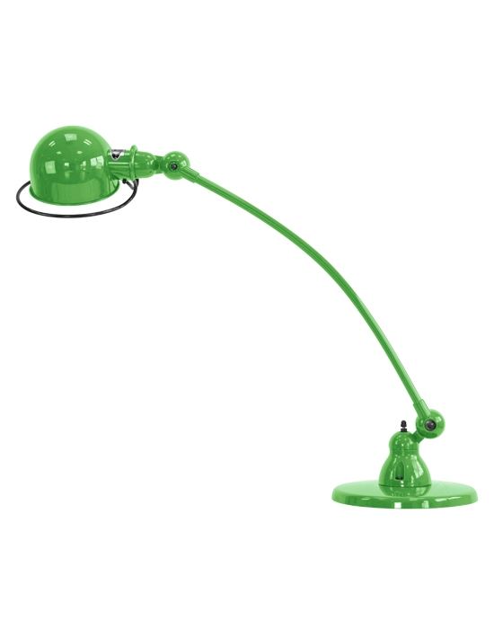 Jielde Loft Curve 1 Arm Desk Light Apple Green Matt