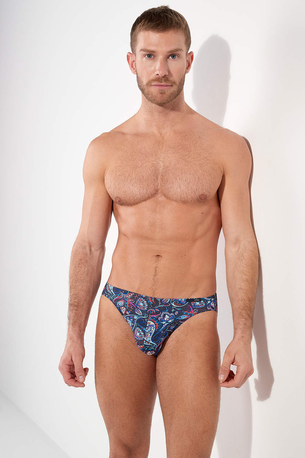 Shop limited edition HOM FUNKY STYLE Comfort Micro Brief men’s underwear in new limited edition multicolour prints. Skimpy silky low rise male slips
