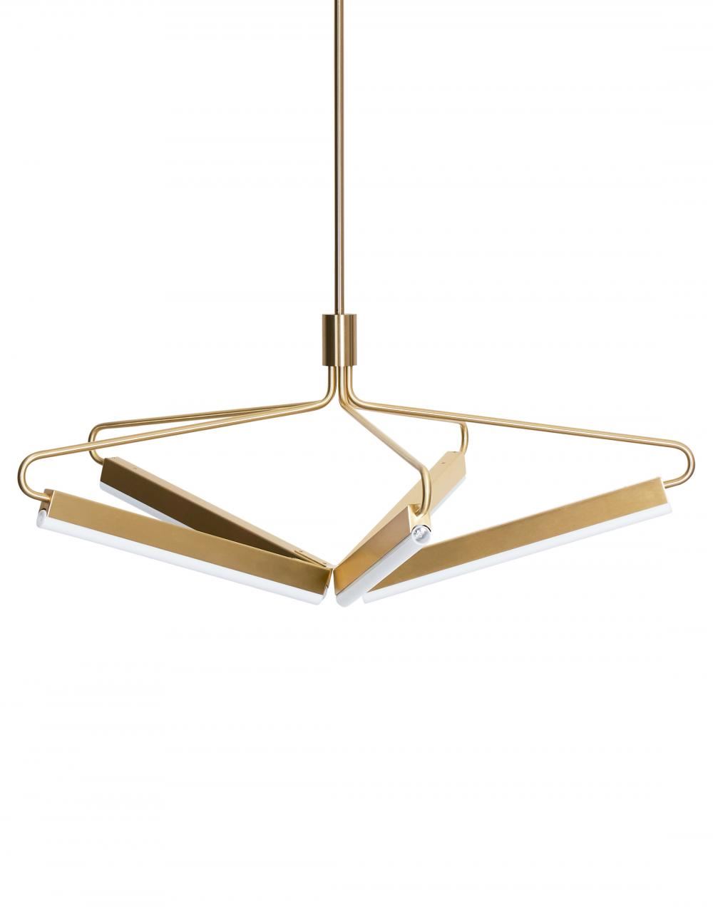 Angel 5 Wide Chandelier 500 785106cm Drop Brass