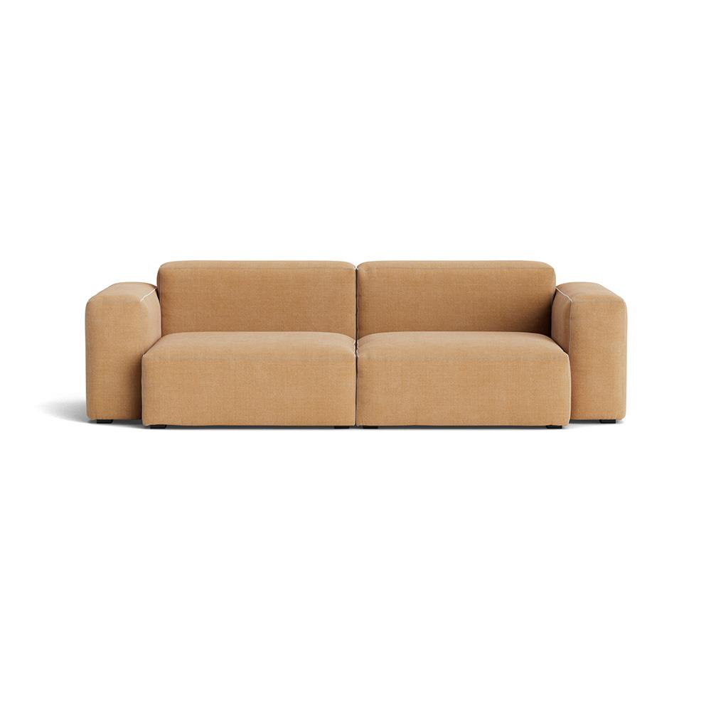 Mags Soft 25 Seater Combination 1 Low Armrest Sofa With Linara 142 And White Stitching