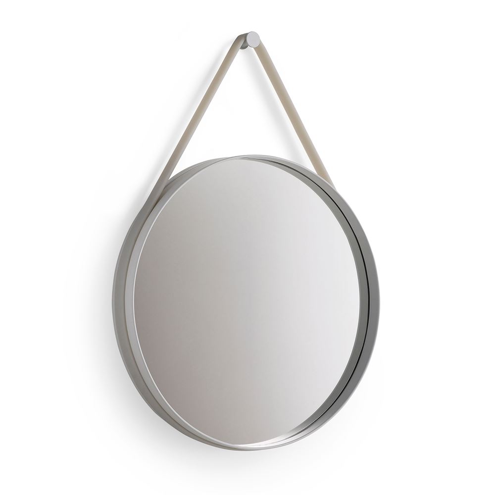 Strap Mirror 70cm Grey Powder Coated