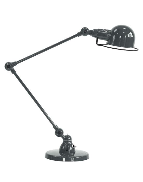 Jielde Signal Two Arm Desk Light Granitee Grey Matt