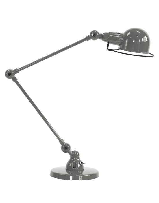 Jielde Signal Two Arm Desk Light Mouse Grey Matt