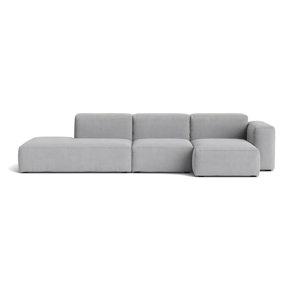 Mags Soft 3 Seater Combination 3 Right Low Armrest Sofa With Linara 443 And Beige Stitching