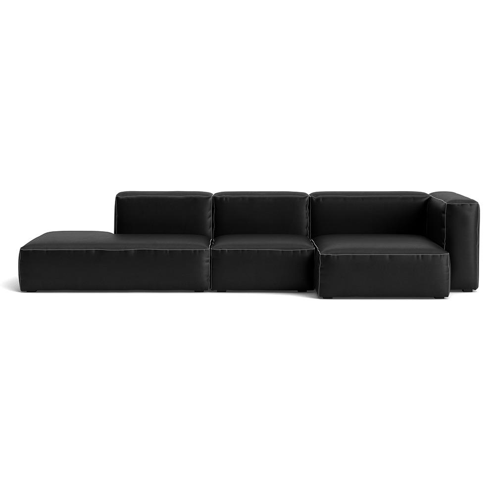 Mags Soft 3 Seater Combination 4 Right Sofa With Sierra Si1001 And Light Grey Stitching
