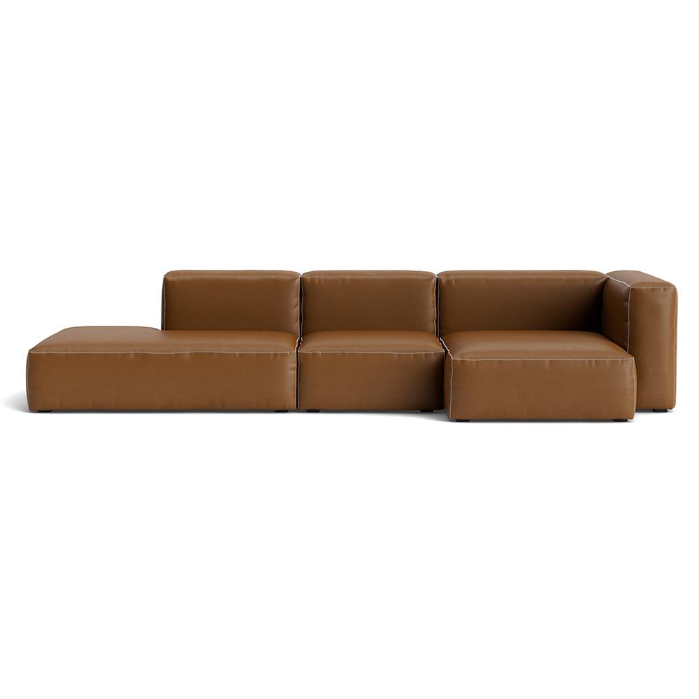 Mags Soft 3 Seater Combination 4 Right Sofa With Sierra Sik1003 And White Stitching