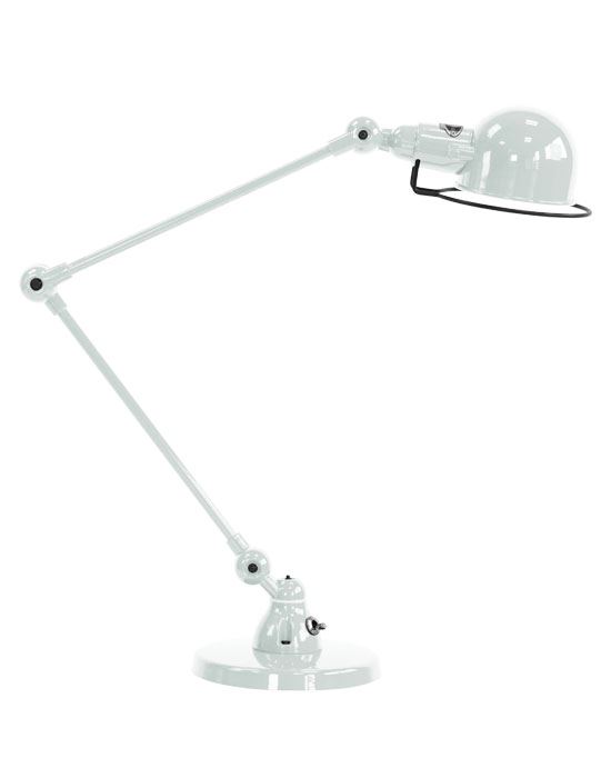 Jielde Signal Two Arm Desk Light White Matt