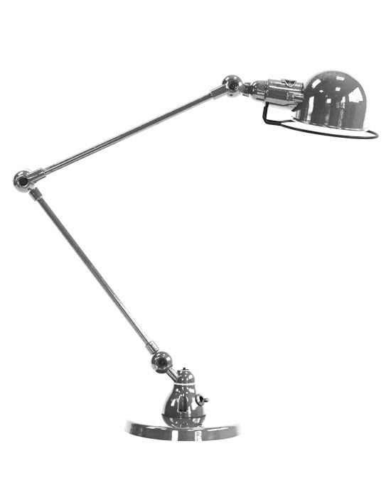 Jielde Signal Two Arm Desk Light Chrome