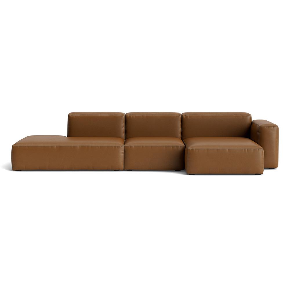 Mags Soft 3 Seater Combination 4 Right Low Armrest Sofa With Sierra Sik1003 And Dark Grey Stitching