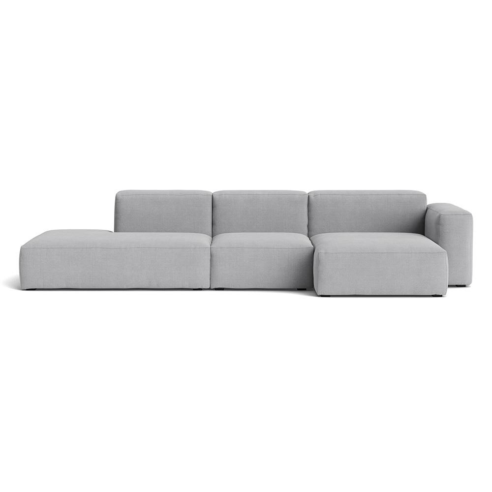 Mags Soft 3 Seater Combination 4 Right Low Armrest Sofa With Linara 443 And Light Grey Stitching
