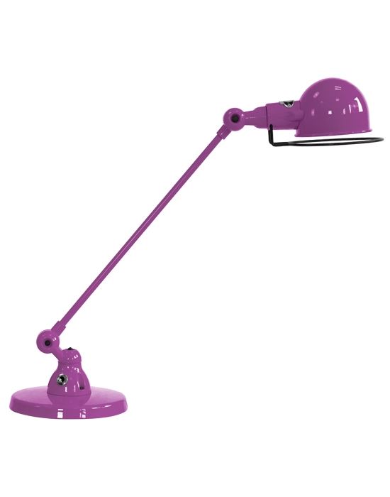 Jielde Signal One Arm Desk Light Violet Fuchsia Gloss