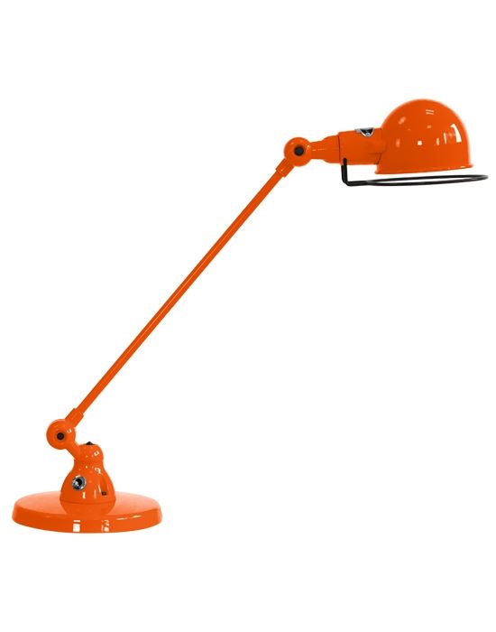 Jielde Signal One Arm Desk Light Orange Gloss