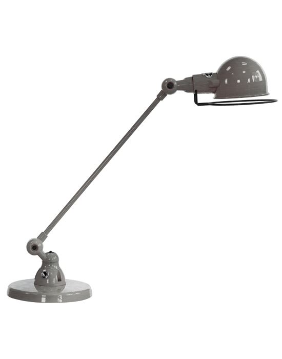 Jielde Signal One Arm Desk Light Brushed Stainless Steel