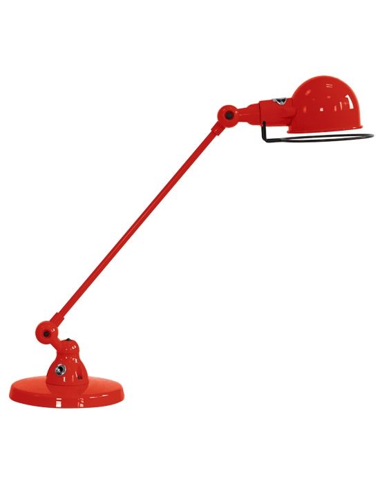 Jielde Signal One Arm Desk Light Red Gloss