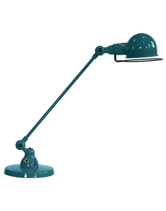 Jielde Signal One Arm Desk Light Ocean Blue Gloss