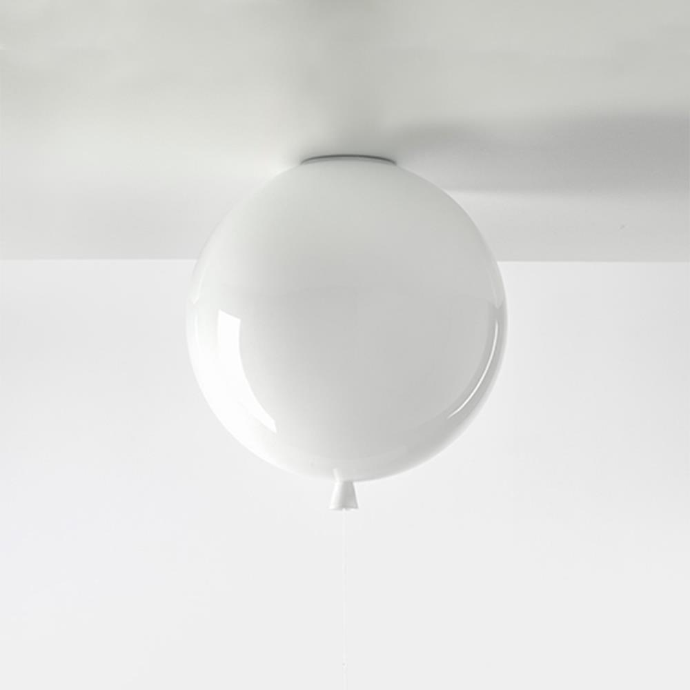 Memory Ceiling Light Large Glossy Surface Triplex Opal White