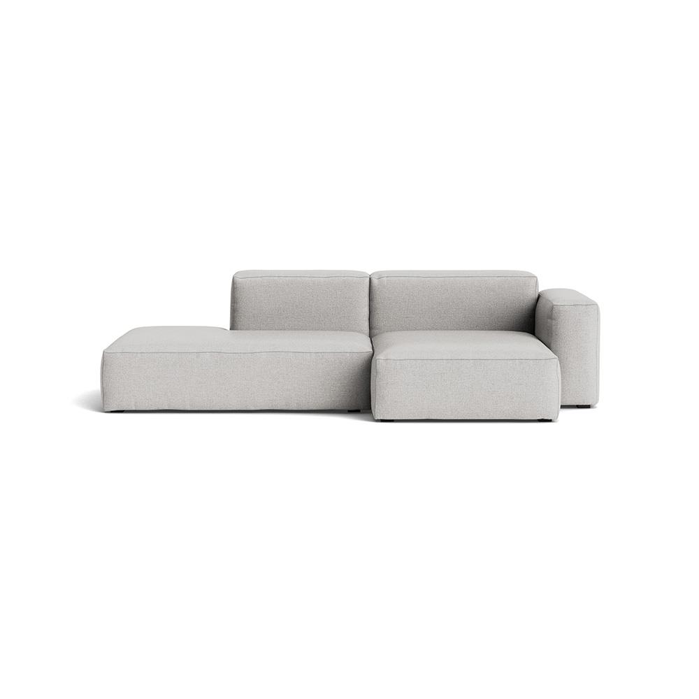 Mags Soft 25 Seater Combination 3 Right Low Armrest Sofa With Roden 04 And Light Grey Stitching