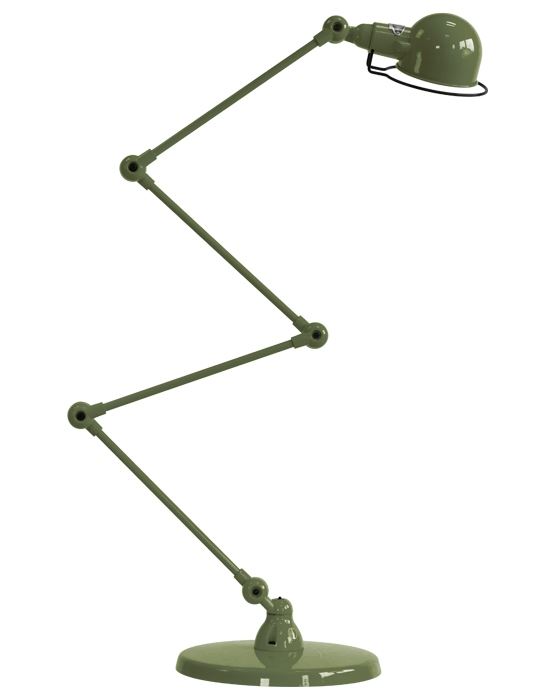 Jielde Signal Zigzag 4 Arm Desk Or Floor Light Olive Matt