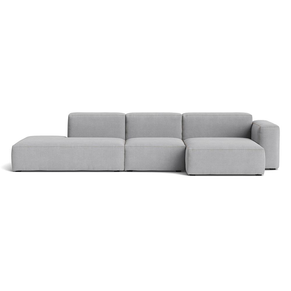 Mags Soft 3 Seater Combination 4 Right Low Armrest Sofa With Linara 443 And Beige Stitching