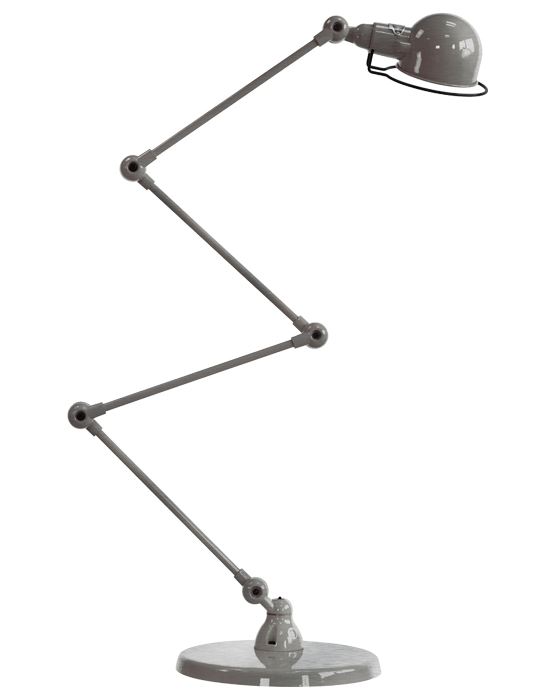 Jielde Signal Zigzag 4 Arm Desk Or Floor Light Brushed Stainless Steel