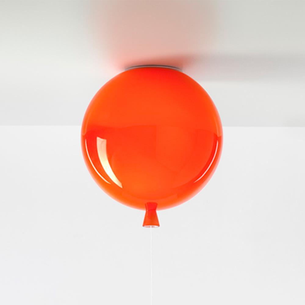 Memory Ceiling Light Small Glossy Surface Orange White