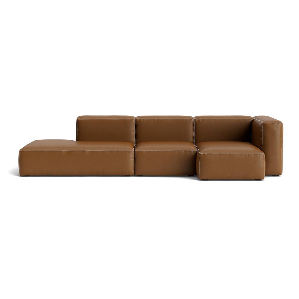 Mags Soft 3 Seater Combination 3 Right Sofa With Sierra Sik1003 And White Stitching