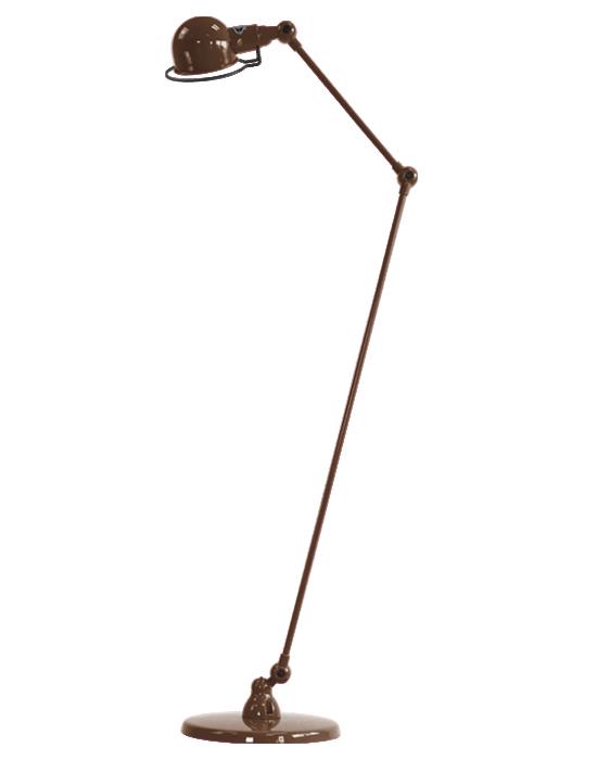 Jielde Signal Two Arm Floor Lamp Chocolate Matt