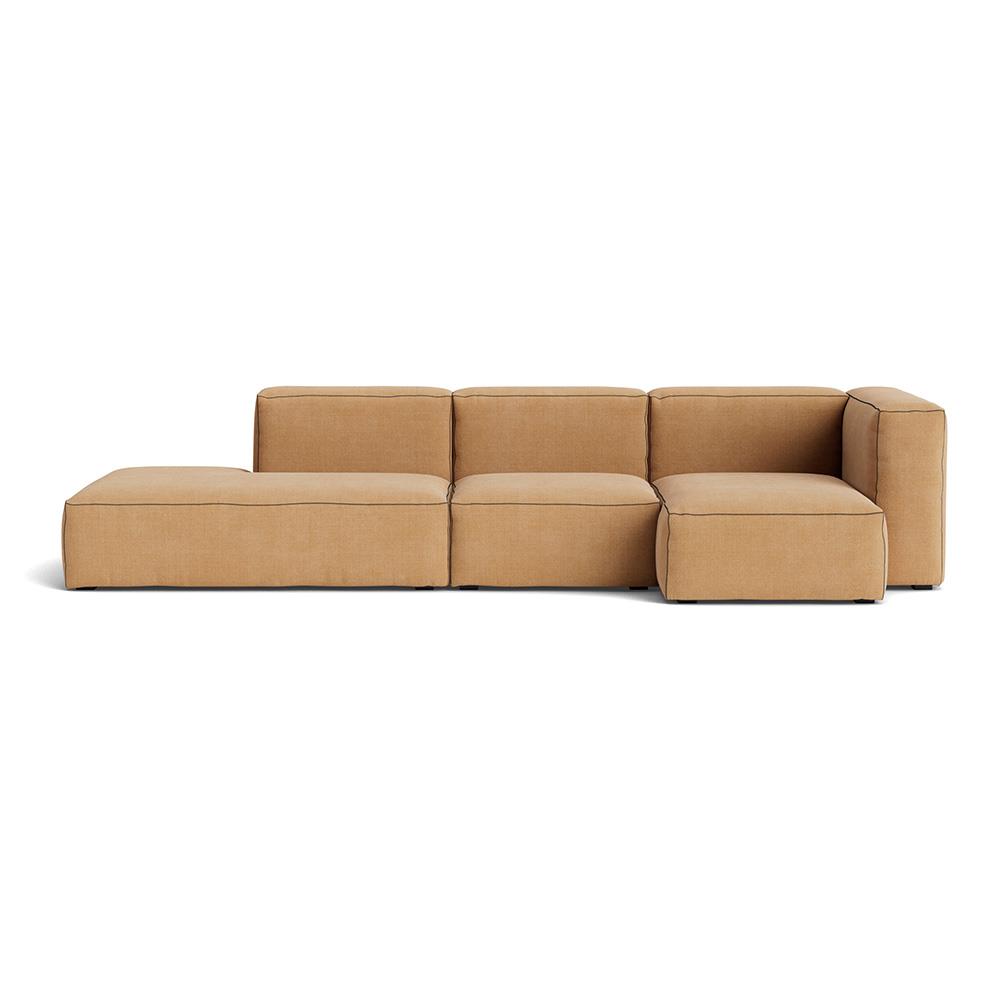 Mags Soft 3 Seater Combination 3 Right Sofa With Linara 142 And Black Stitching