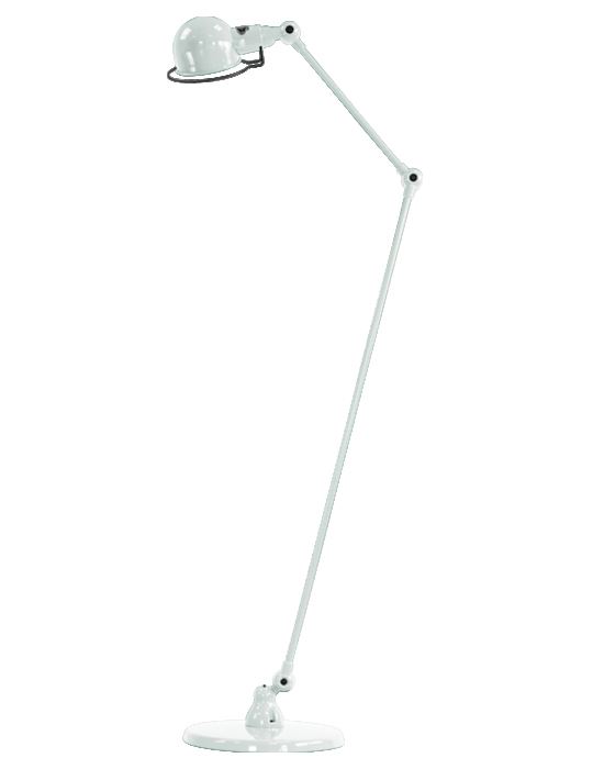 Jielde Signal Two Arm Floor Lamp White Gloss