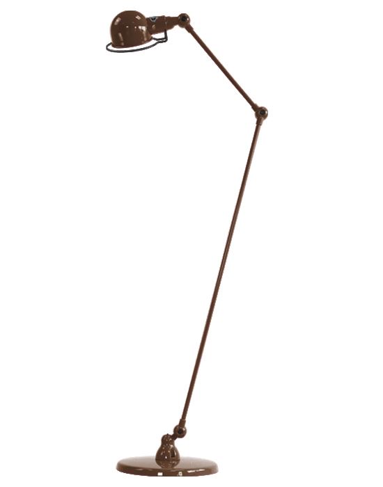 Jielde Signal Two Arm Floor Lamp Chocolate Gloss