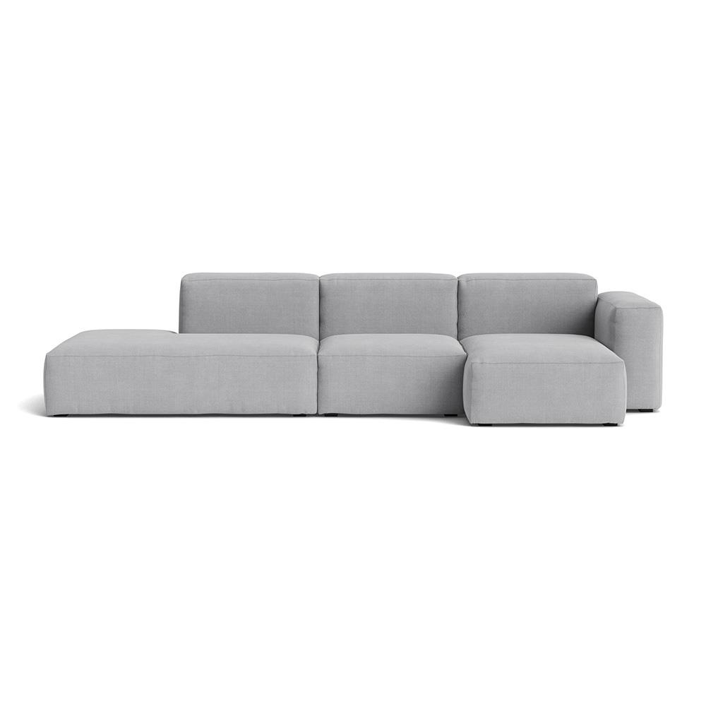 Mags Soft 3 Seater Combination 3 Right Low Armrest Sofa With Linara 443 And Light Grey Stitching
