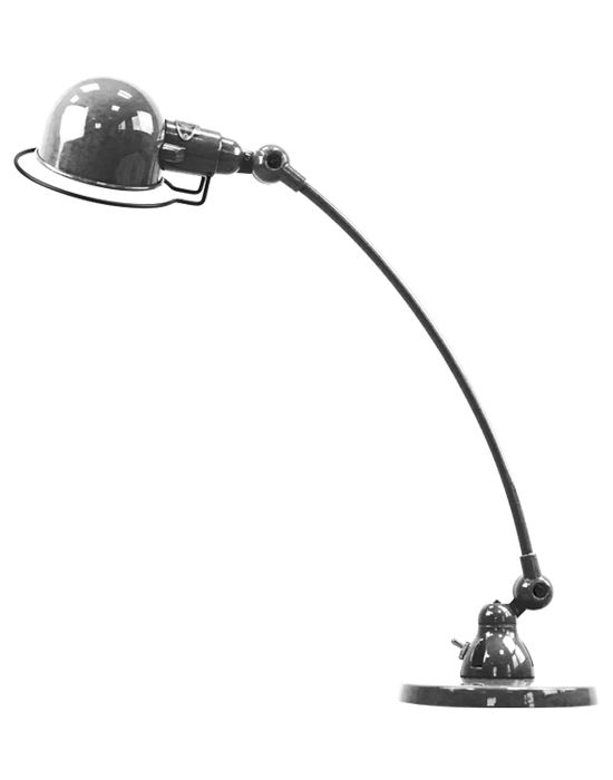 Jielde Signal Curve Arm Desk Light Polished Chrome