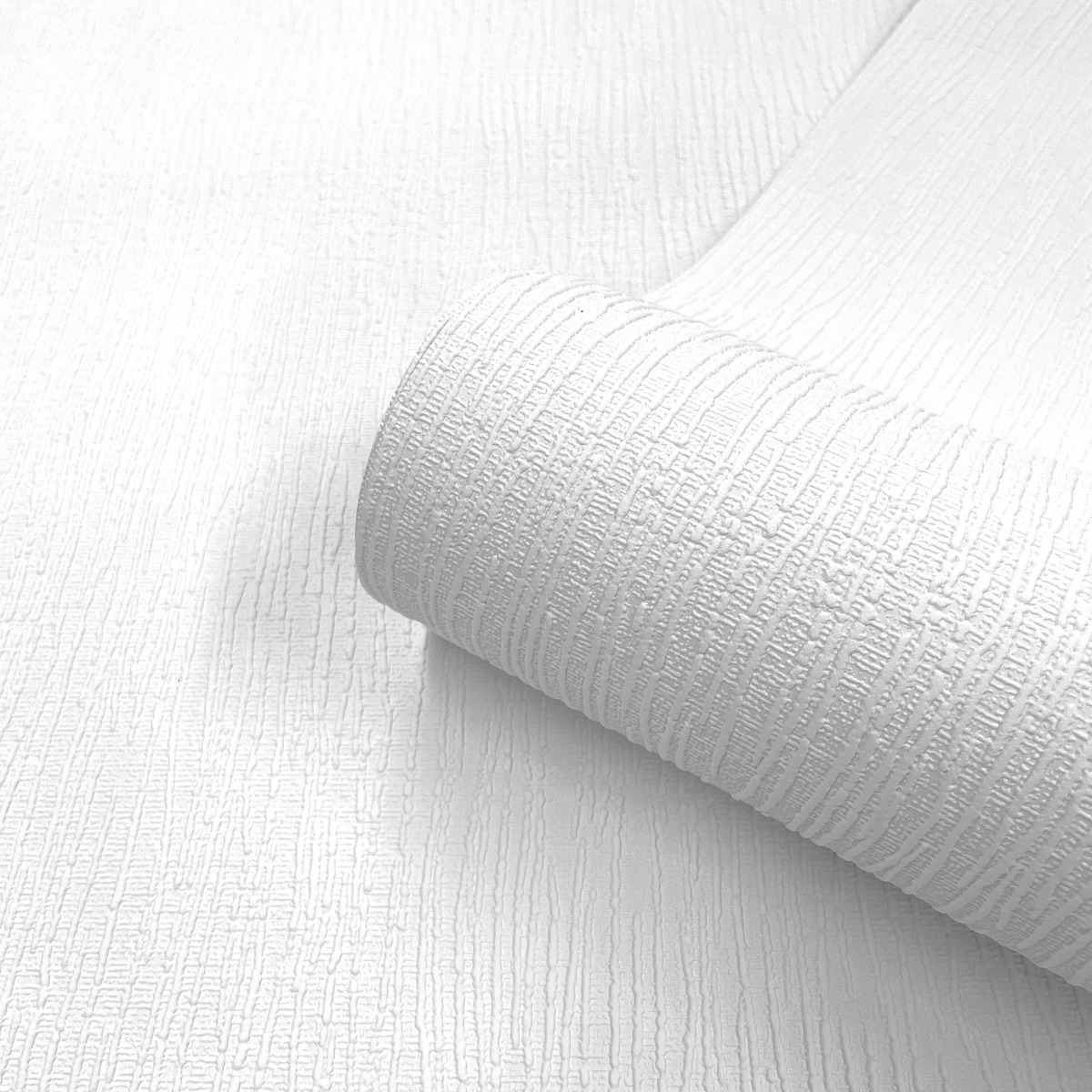 Belgravia Decor Blown White Bark Effect Wallpaper 10m x 53cm, White
