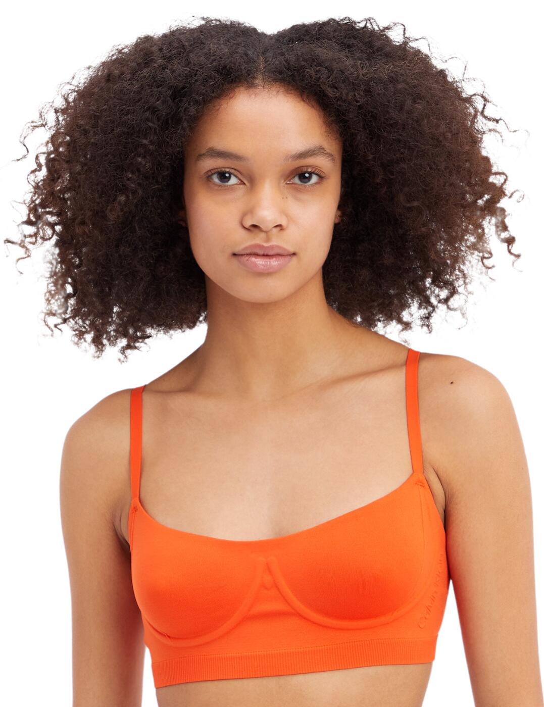 This innovative balconette bra from Calvin Klein's Bonded Flex collection features wire-replacement technology to provide the support you need without compromising on comfort, with a soft, rigid structure under the non-padded cups. Made from microfibre jersey, this bra is lightweight and versatile, with adjustable straps that can be converted to a cross-back style to work with any outfit. The hook and eye fastening on the rear gives a secure, snug fit all day long.  Non-wired Non-padded Adjustable, convertible straps Hook and eye fastening Soft microfibre jersey Country of origin: Vietnam Composition: 95% Nylon &pipe; 5% Elastane Listed in UK sizes  58244-102577-1336694 000QF6609E  Balconette Bra