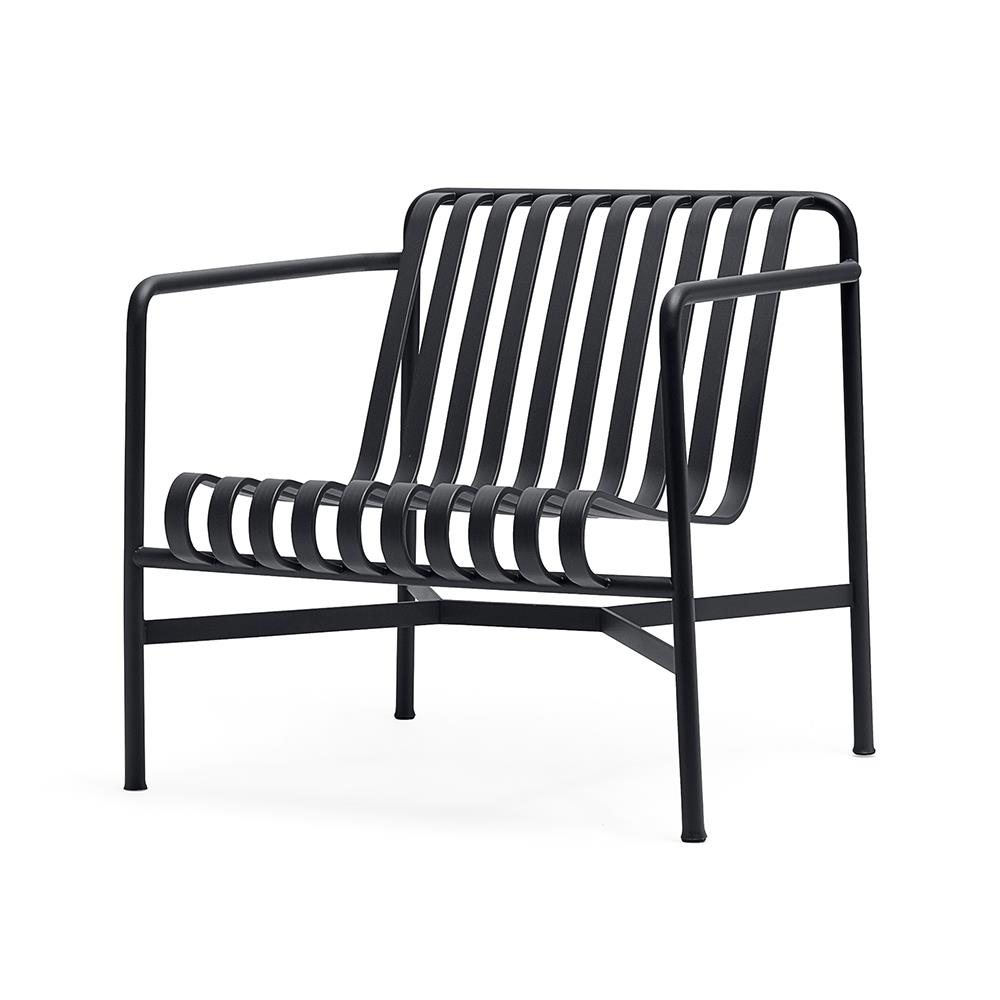 Hay Palissade Garden Lounge Chair Low Anthracite Black Designer Furniture From Holloways Of Ludlow