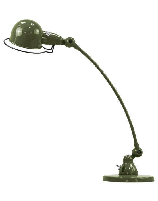 Jielde Signal Curve Arm Desk Light Olive Matt