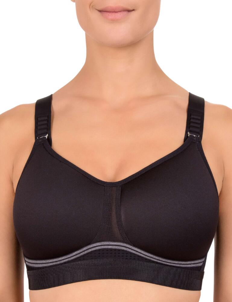 The new Wireless Spacer Bra from the Fitness Move Basics range by Felina is ideal for medium-impact sports. The bra is non-padded but still offers a great shape and it is non-wired to keep you comfortable during your workout. There is a wide elastic band under the bust to add extra support. With breathable foam cups and smooth, elastic straps, get ready to meet your most comfortable Sports Bra yet!  Classic, feminine design Seamless wireless cups Designed for medium physical effort Mesh inserts for ventilation Colour block design Wide under band elastic Adjustable straps Hook and eye fastening Composition: 59% Polyester &pipe; 32% Polyamide &pipe; 9% Elastane Listed in UK sizes  47402-86481-1155341 807820 Sports Bra