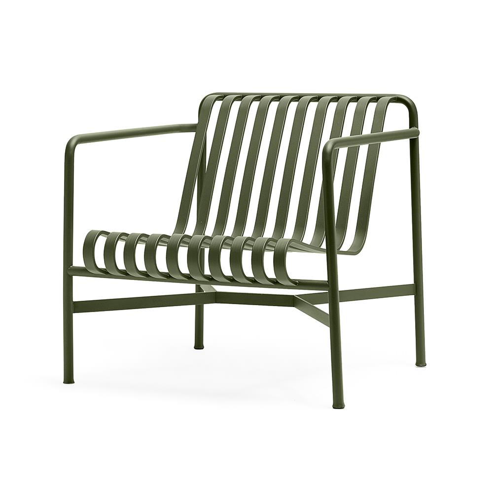 Hay Palissade Garden Lounge Chair Low Olive Green Designer Furniture From Holloways Of Ludlow