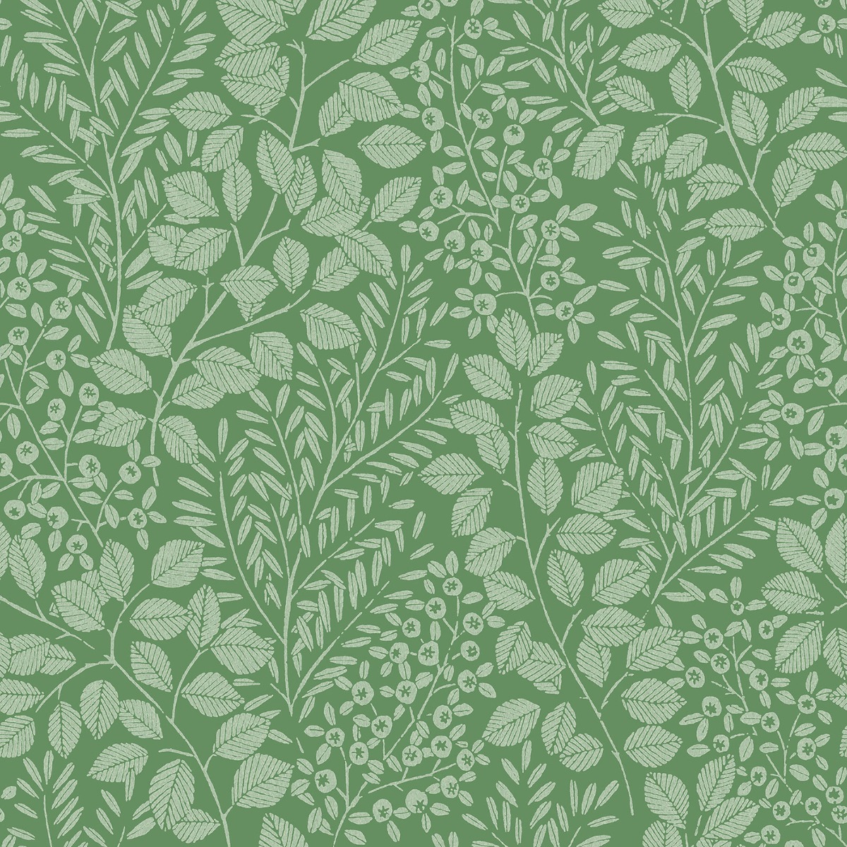 Elin Botanical Vinyl Wallpaper Green Fine Decor FD26515