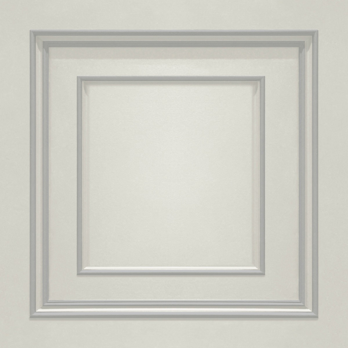 Amara Panel Vinyl Wallpaper Off White / Silver Belgravia 7388