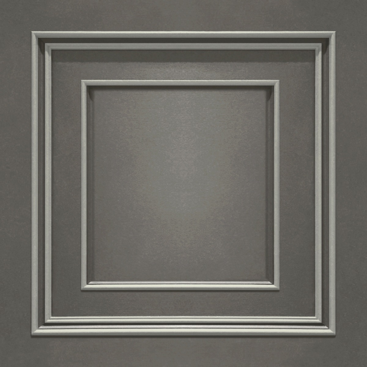 Belgravia Decor Amara Panel Silver/Gunmetal Wallpaper 10m x 53cm, Silver